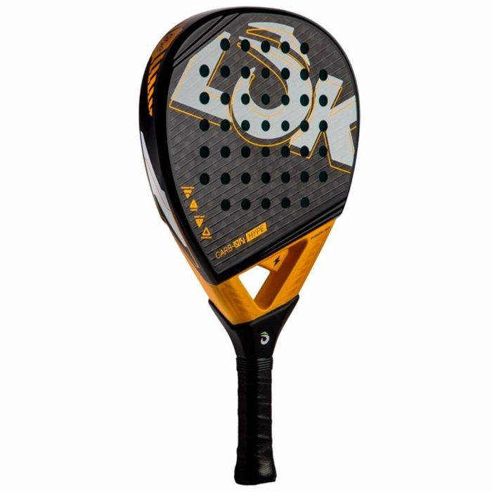 Pala de Pádel Lok Sports Carb-On Hype Negro Naranja 1