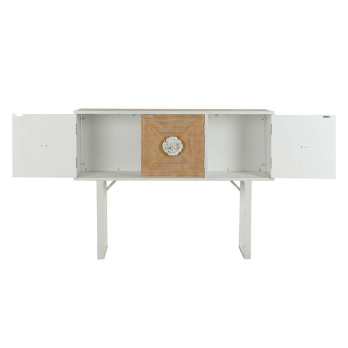 Consola DKD Home Decor Blanco Metal Abeto 120 x 35 x 90 cm 7