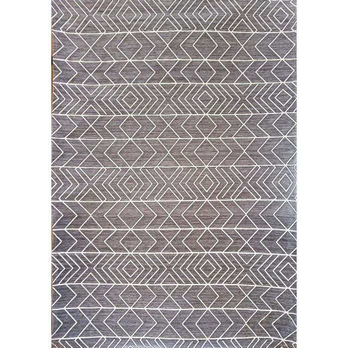 Alfombra Romimex Gris Chenille 140 x 200 x 1 cm