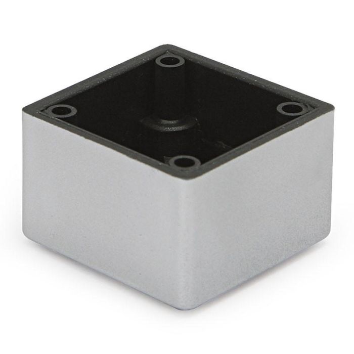 HERRAJES ALK Pata Plástico Uria 45X45 H30, Plástico, Altura 30mm, RAL9006