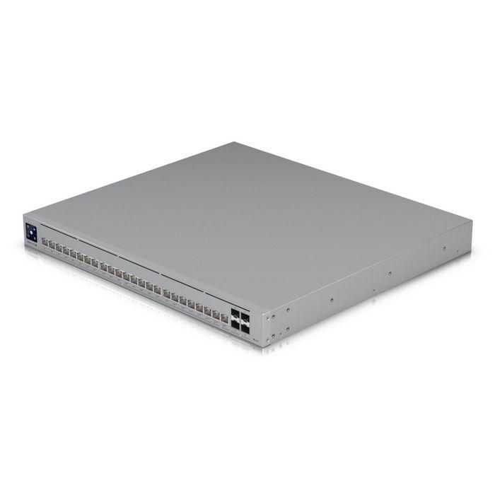 Ubiquiti Switch Etherlighting Capa 3 Profesional con (2) 10 GbE PoE++, (22) 2.5 GbE PoE++ y (4) 10G SFP+, 230 Gbps 10