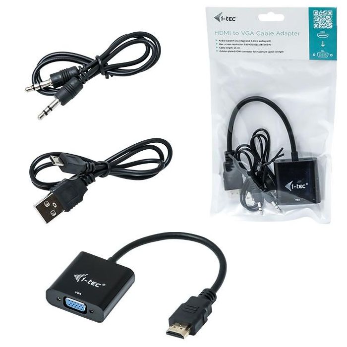 Adaptador HDMI a VGA i-Tec HDMI2VGAADA 3