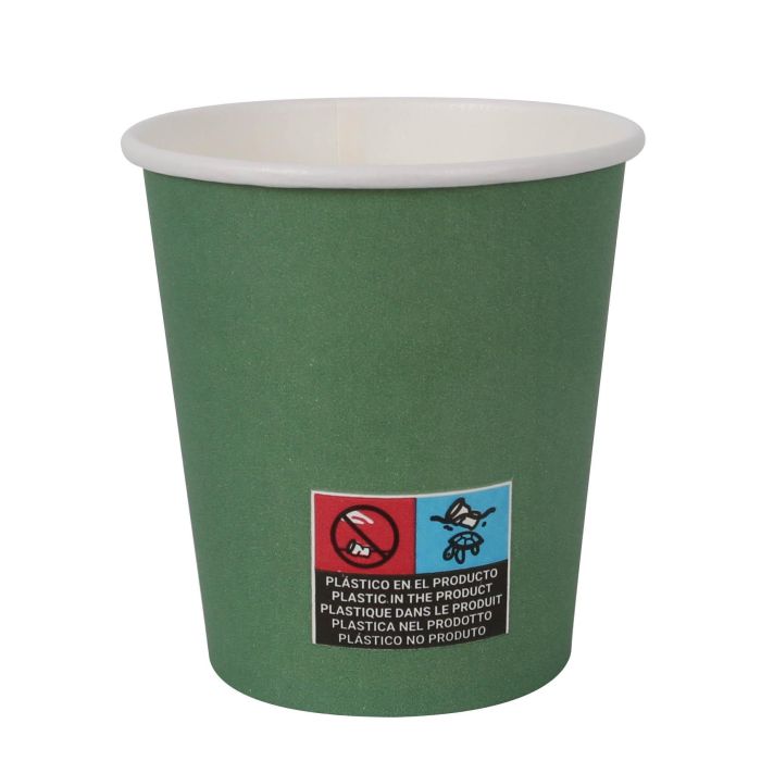 Set de 24 vasos de cartón verde 200 cc Algon (36 Cajas) 2 Set de 24 vasos de cartón verde 200 cc Algon (36 Cajas) 2