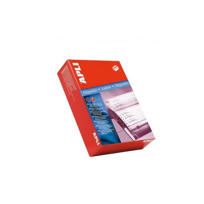 Etiquetas Adh.Impr.Continuo Apli Caja 500H Salida 4 Blancas 81,3X36 Mm 16.000 Uds.(00036)