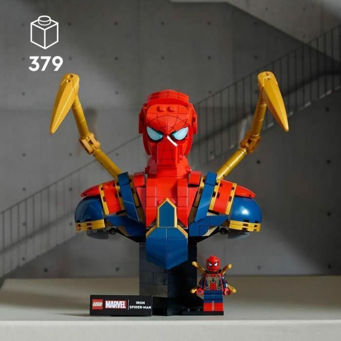 Lego 76326 Busto de Iron Spider-Man Set de Construcción para Coleccionistas Adultos 4