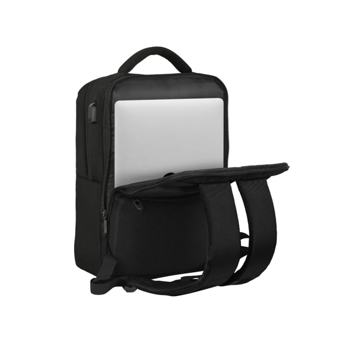 Safta Mochila Real Madrid Premium para portátil de 15,6'' con USB y 2 Bolsillos, Color Negro, 31x44x13cm 5 Safta Mochila Real Madrid Premium para portátil de 15,6'' con USB y 2 Bolsillos, Color Negro, 31x44x13cm 5