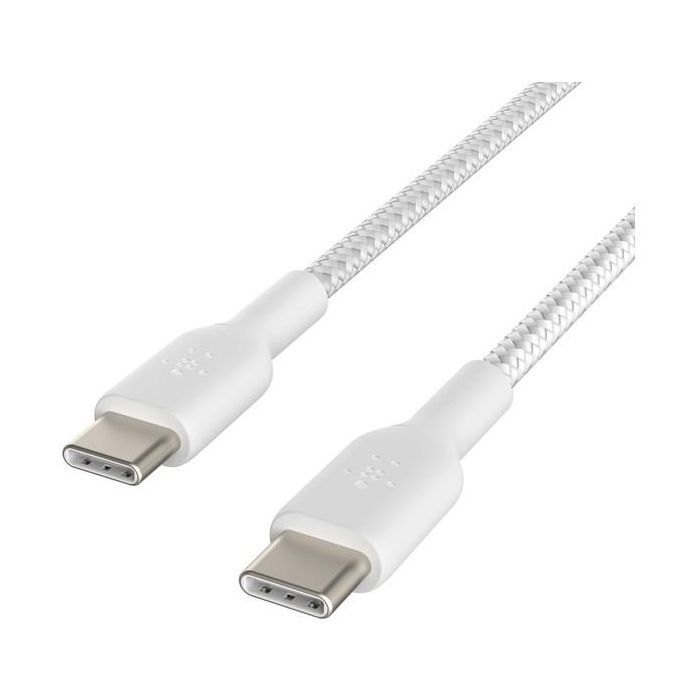 Belkin geflochtenes USB-C / USB-C-Kabel 2m. weiss 2