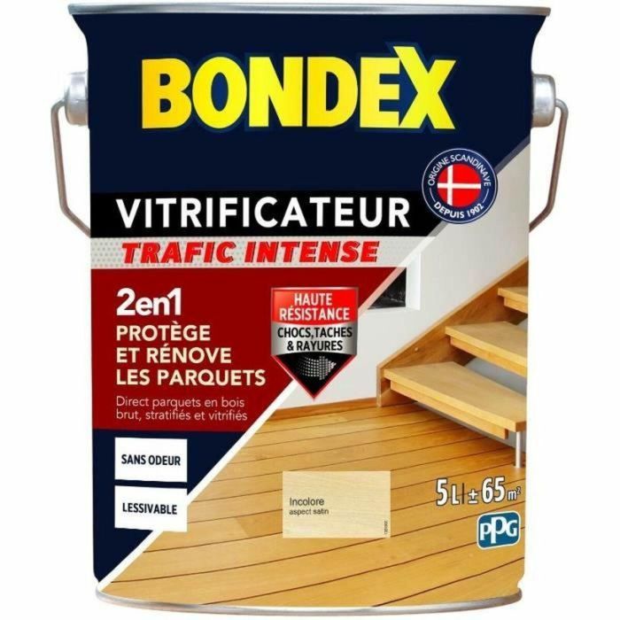 Bondex AUC3261543147592 Sellador Tráfico Pesado Satinado Incoloro 5 L Bondex AUC3261543147592 Sellador Tráfico Pesado Satinado Incoloro 5 L