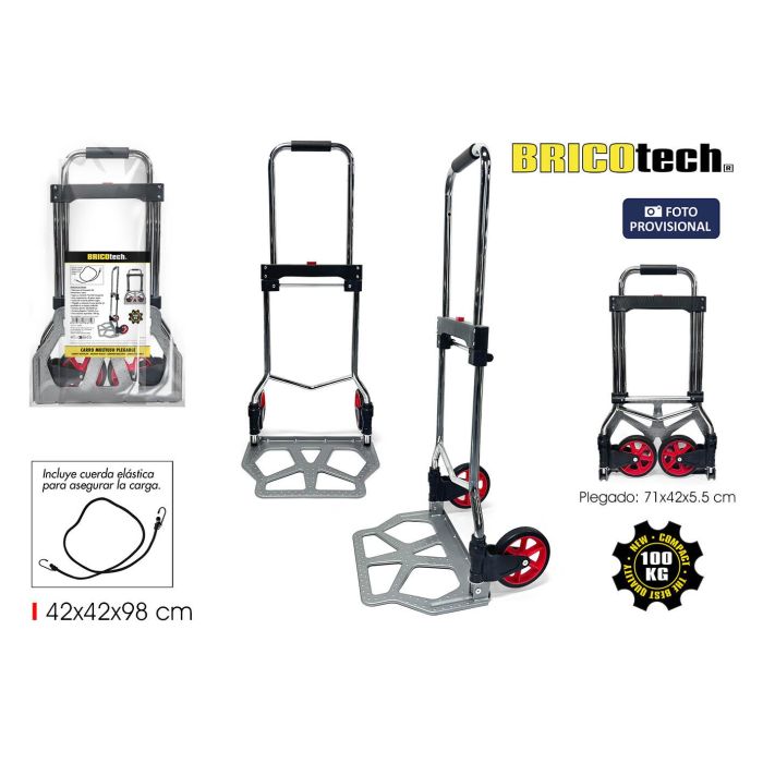 Carro Multiuso 100Kg Bricotech (2 Unidades) 0 Carro Multiuso 100Kg Bricotech (2 Unidades) 0