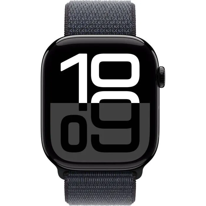 Apple Watch Series 10 GPS 46 mm Caja de Aluminio Negro Azabache Correa Deportiva Ink 1