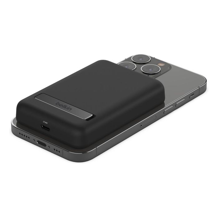 Belkin Cargador Inalambrico Power Bank 5000 mAh con USB-C Negro Carga Rápida Magnética