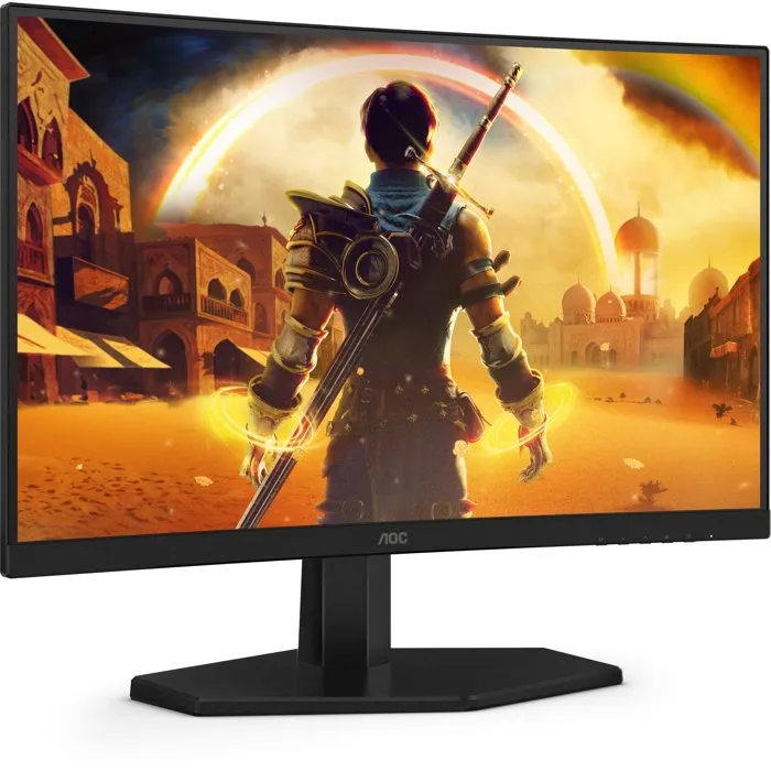AOC C24G42E Monitor Curvo Gaming 23.6" Full HD 180Hz 1ms VA HDMI DP 1.4 Negro/Rojo 2