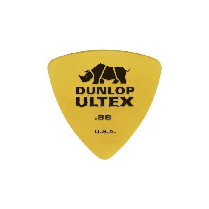 Dunlop Púas Ultex Triangle Amber 0.88 Mm Pack 6