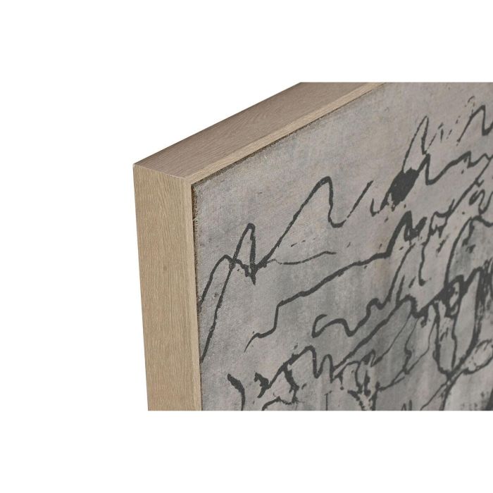 DKD Home Decor Cuadro Oriental con Caballos Yute y PS Beige/Negro 140x4x100 cm 5