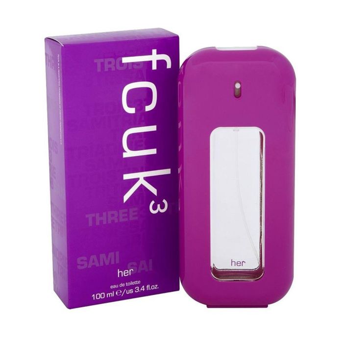 Fcuk 3 her eau de toilette 100 ml vaporizador