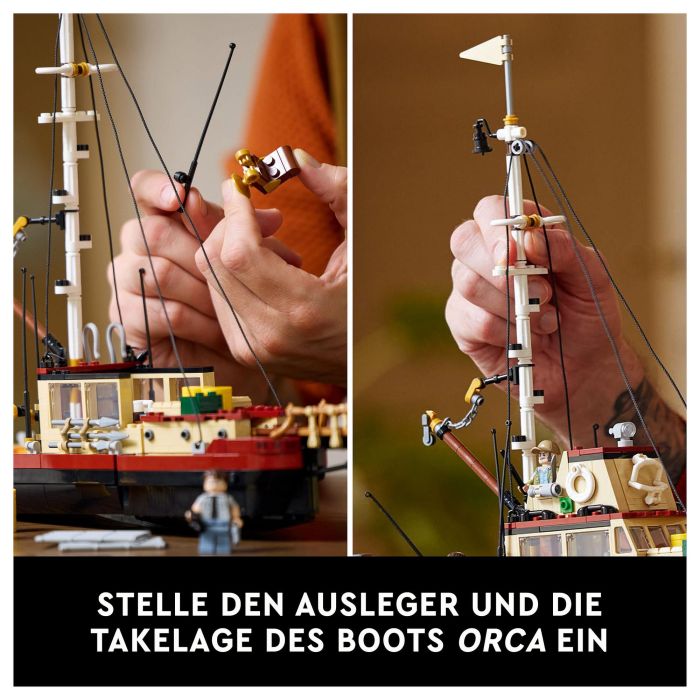 LEGO 21350 Ideas Tiburón Juego Construcción 1503 Piezas