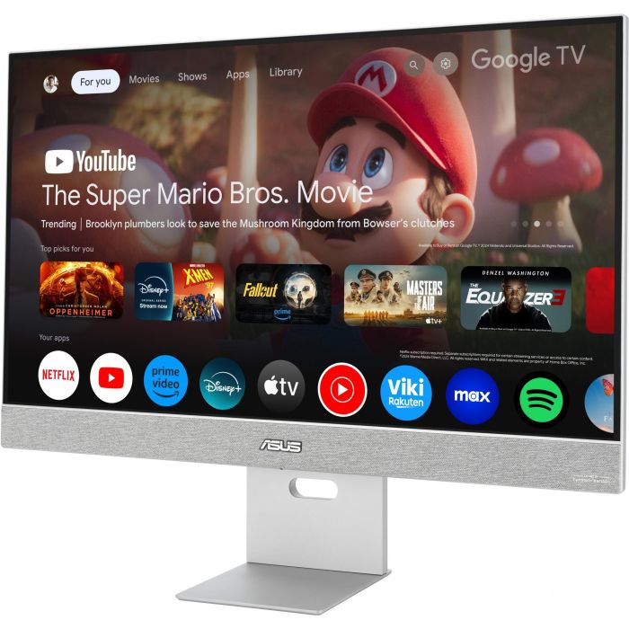 ASUS MS27UC ZenScreen Smart Monitor 27" UHD 4K IPS 5ms HDMI DisplayPort USB-C Wi-Fi Android 4 ASUS MS27UC ZenScreen Smart Monitor 27" UHD 4K IPS 5ms HDMI DisplayPort USB-C Wi-Fi Android 4