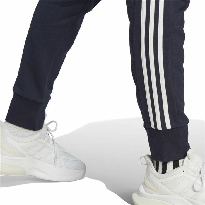 Pantalón Largo Deportivo Adidas M 3S Ft Tc Negro Azul oscuro Hombre 1