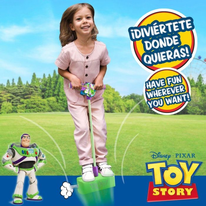 Saltador pogo Toy Story 3D Verde Infantil (4 Unidades) 4 Saltador pogo Toy Story 3D Verde Infantil (4 Unidades) 4