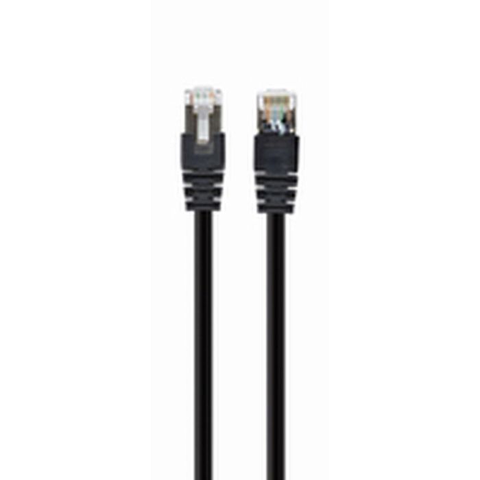 Gembird PP6A-LSZHCU-BK-5M Cable de Red Cat6a S/FTP (S-STP) 5m Negro RJ-45 Chapado Oro