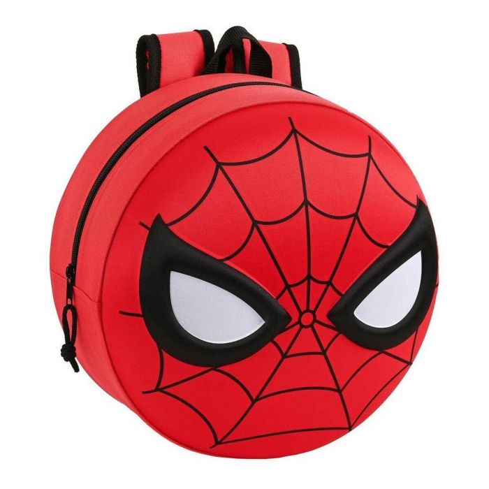 Mochila Infantil 3D Spiderman 642267358 Negro Rojo 31 x 31 x 10 cm Mochila Infantil 3D Spiderman 642267358 Negro Rojo 31 x 31 x 10 cm