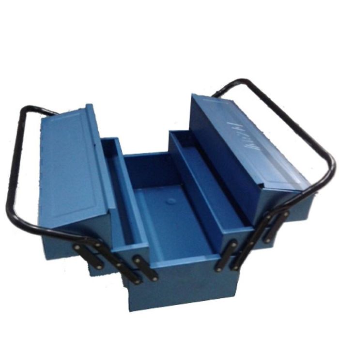 ARZ Caja de Herramientas Metálica con 5 Compartimentos 50x21,5x24 cm