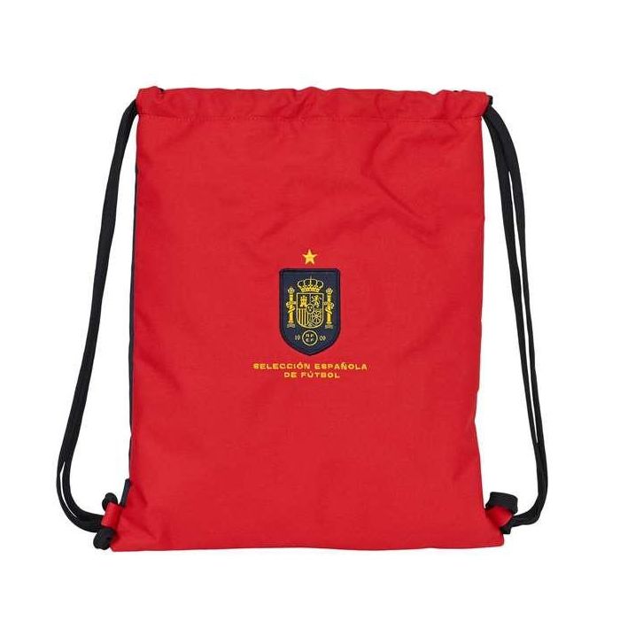 Bolsa Mochila con Cuerdas RFEF Azul Rojo 35 x 40 x 1 cm