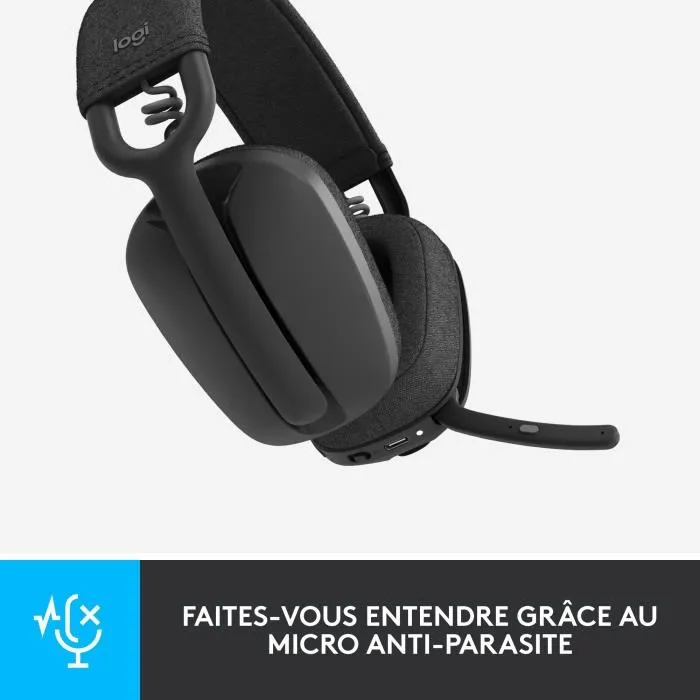 Logitech Auriculares Headset Zone Vibe 100 Inalámbrico Llamadas/Música Grafito 2