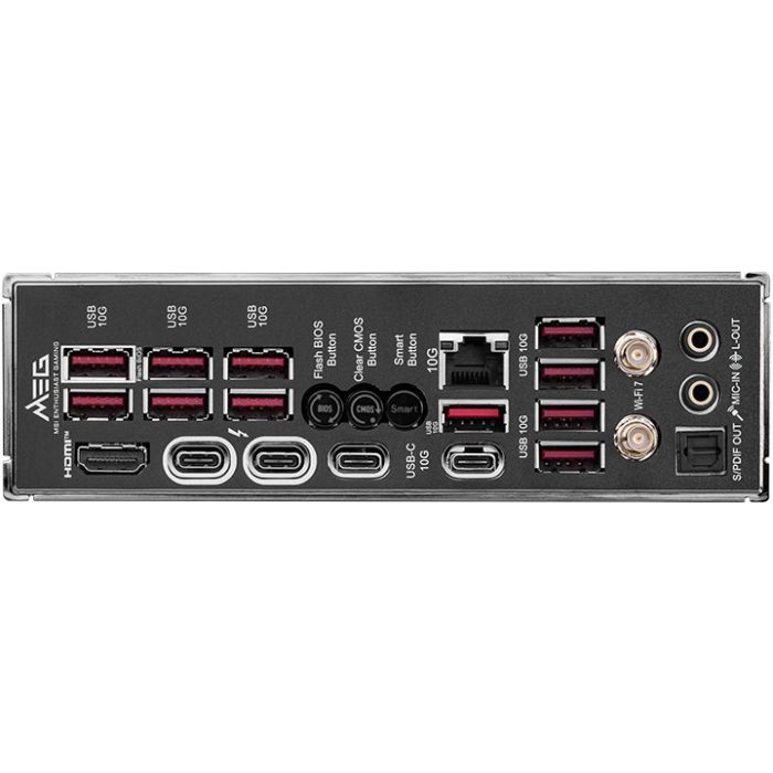 MSI MEG Z890 ACE 911-7E22-001 Placa Base Intel LGA 1851 Z890 4x DDR5 ATX Wi-Fi 7 para Ordenador 4 MSI MEG Z890 ACE 911-7E22-001 Placa Base Intel LGA 1851 Z890 4x DDR5 ATX Wi-Fi 7 para Ordenador 4