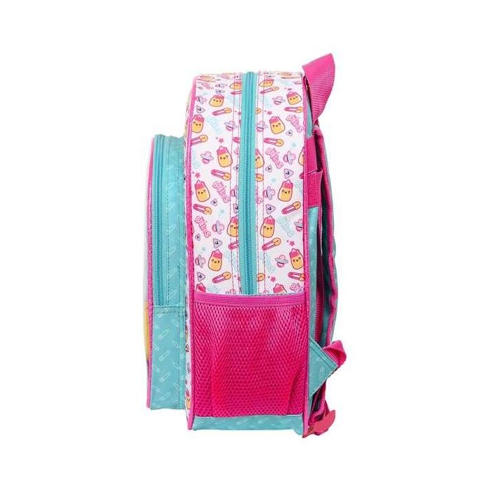 Mochila Escolar The Bellies 26 x 34 x 11 cm Morado Turquesa Blanco 2 Mochila Escolar The Bellies 26 x 34 x 11 cm Morado Turquesa Blanco 2
