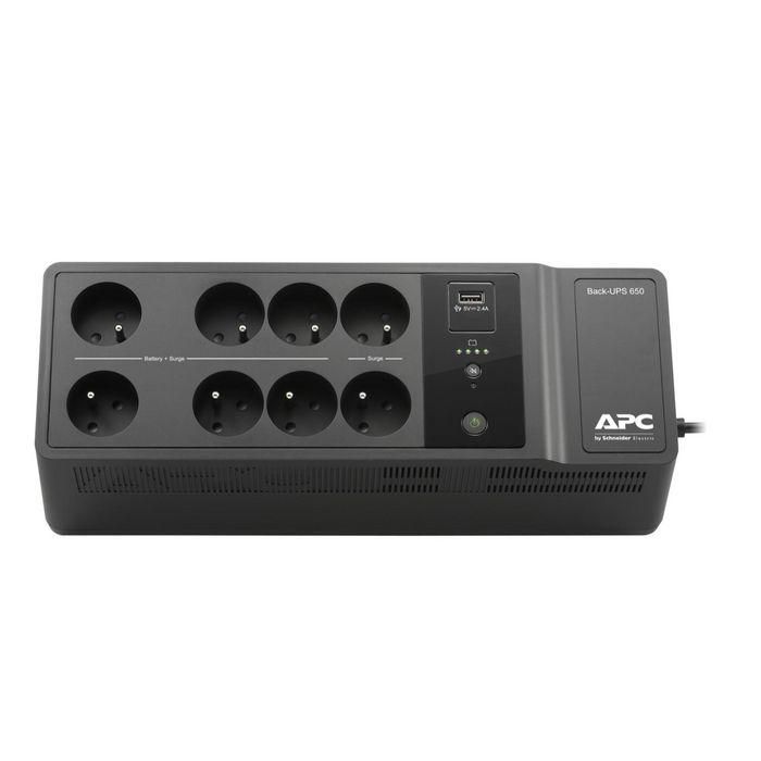 APC Back-UPS 650VA 400W 230V USB, Protección Sobretensiones, Alarmas Sonoras y Baterías Reemplazables por Usuario, Autoprueba 2