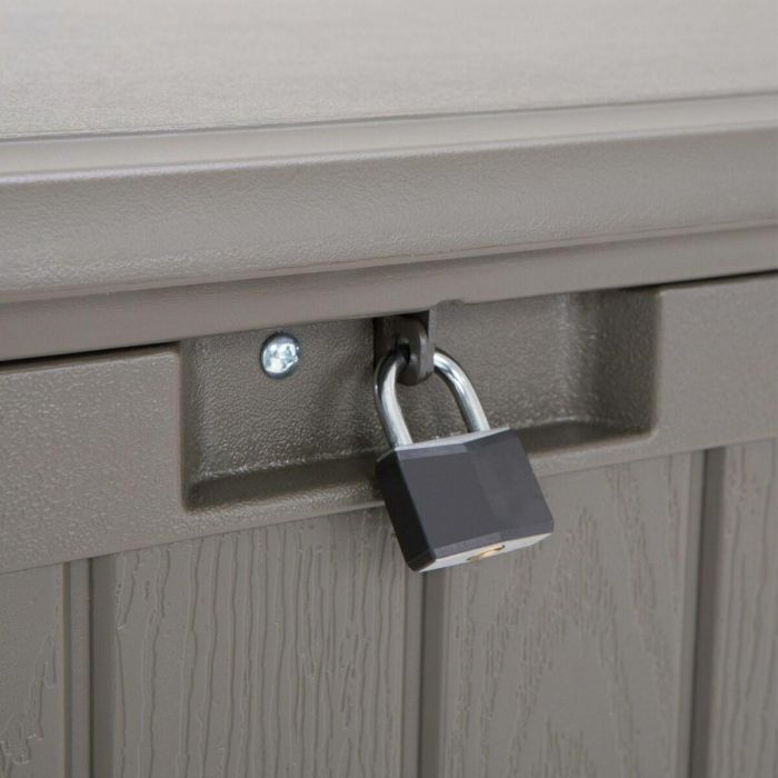 Arcón de Exterior Lifetime Marrón 440 L Plástico 127 x 64 x 67 cm 1