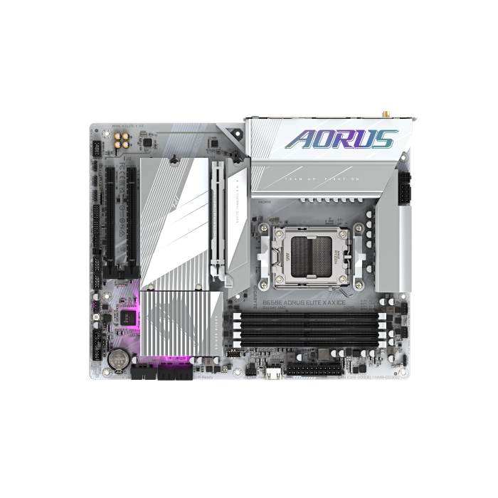 Gigabyte B650E AORUS ELITE X AX ICE placa base AMD B650 Zócalo AM5 ATX 4 Gigabyte B650E AORUS ELITE X AX ICE placa base AMD B650 Zócalo AM5 ATX 4