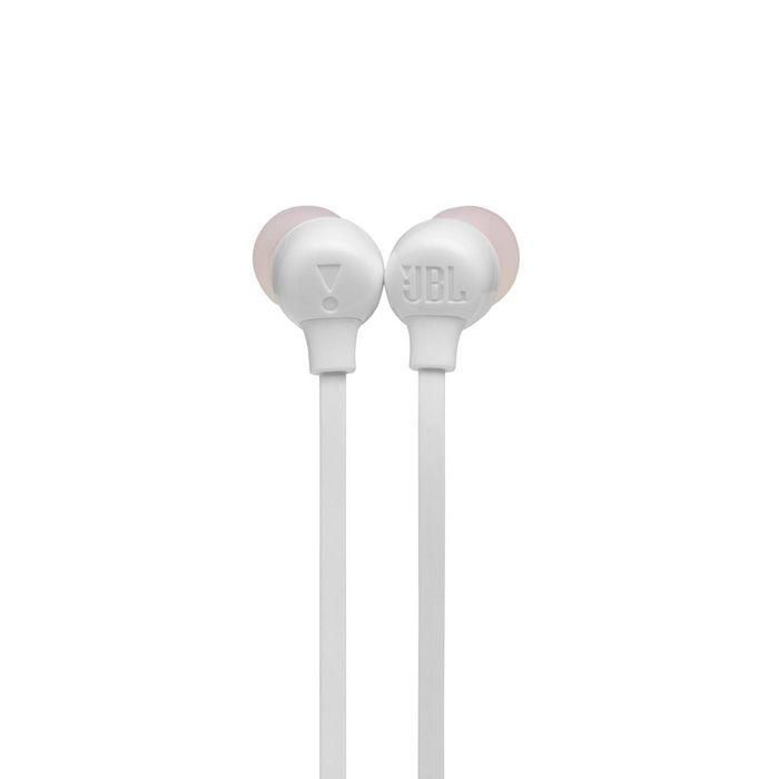 JBL JBLT125BTWHT Auriculares In-Ear Inalámbricos con Micrófono Bluetooth 5.0, 16h Batería, Pure Bass, Carga Rápida, Blancos 5