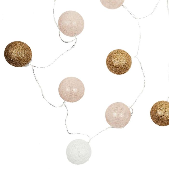 Home Deco Factory Guirnalda de 15 Luces LED USB Dorada con Cable de 150 cm 1 Home Deco Factory Guirnalda de 15 Luces LED USB Dorada con Cable de 150 cm 1