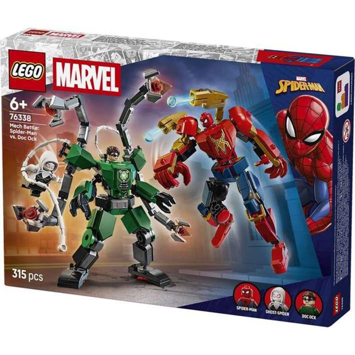 Lego Marvel Super Heroes Batalla De Armaduras Robóticas: Spider-Man Vs. Doc Ock Juego de Construccion (6+ años) 4