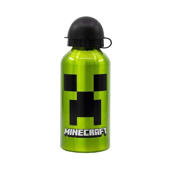 Botella de aluminio minecraft creeper green 400 ml. Botella de aluminio minecraft creeper green 400 ml.