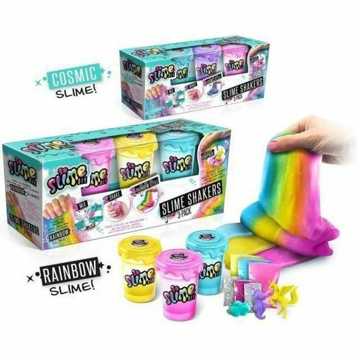 CANAL TOYS - SO SLIME DIY - Pack de 3 coctelera de limo 3