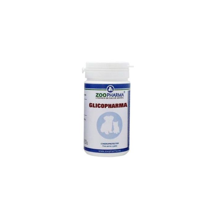 Zoopharma Glicopharma Perros y Gatos 60 Comp - Colágeno y Glucosamina para Articulaciones y Huesos