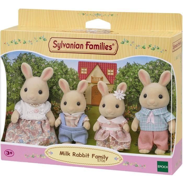 Figuras en miniatura - FAMILIAS SYLVANIAN - 5706 - La familia Creme Rabbit 3 Figuras en miniatura - FAMILIAS SYLVANIAN - 5706 - La familia Creme Rabbit 3