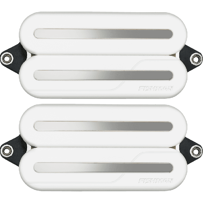 Set 2 Pastillas Humbucker Fluence Modern Open Core Rails - Blanca / Black Nickel 1 Set 2 Pastillas Humbucker Fluence Modern Open Core Rails - Blanca / Black Nickel 1