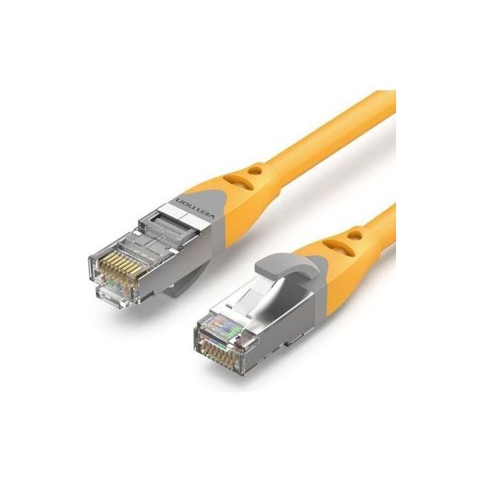 Cable de Red Rígido FTP Categoría 6 Vention IBHYJ Amarillo Cable de Red Rígido FTP Categoría 6 Vention IBHYJ Amarillo