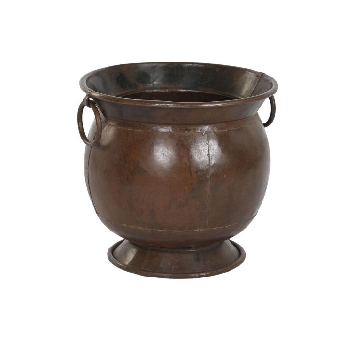 Jarrón Home ESPRIT Marrón Hierro 46 x 46 x 44 cm Jarrón Home ESPRIT Marrón Hierro 46 x 46 x 44 cm