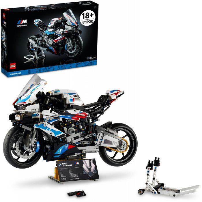 LEGO 42130 Technic BMW M 1000 RR Motocicleta, Réplica Detallada Modelo a Escala 1:5 para Adultos y Amantes de la Construcción y Exhibición 13