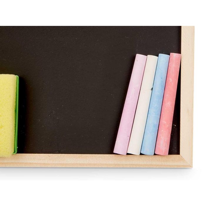 Pizarra de tiza Pincello 29x21 cm, madera y MDF, color negro y madera (24 Unidades) 3 Pizarra de tiza Pincello 29x21 cm, madera y MDF, color negro y madera (24 Unidades) 3