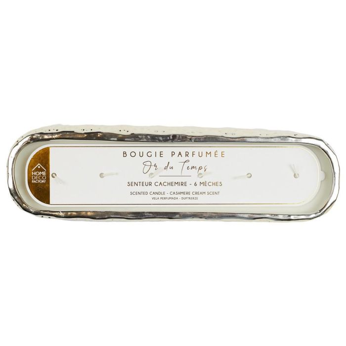 Home Deco Factory Vela Perfumada con 6 Mechas Oro, Aroma Cachemira, 400g, 40x10 cm 1 Home Deco Factory Vela Perfumada con 6 Mechas Oro, Aroma Cachemira, 400g, 40x10 cm 1