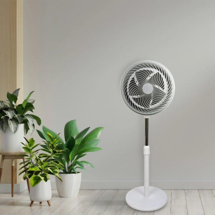 Daewoo Ventilador de Alta Velocidad, 90W, 12 Pulgadas (30 cm), Base Redonda