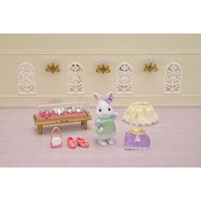 Sylvanian Families - La maleta de moda Snow Bunny y Big Sister 2