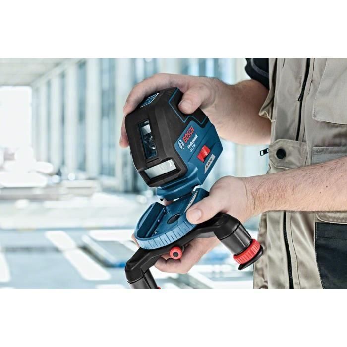 Bosch Professional GLL 3-50 + BM 1 Nivel Láser de Línea 3 Líneas Rango 10m, ampliable a 50m, IP54 4