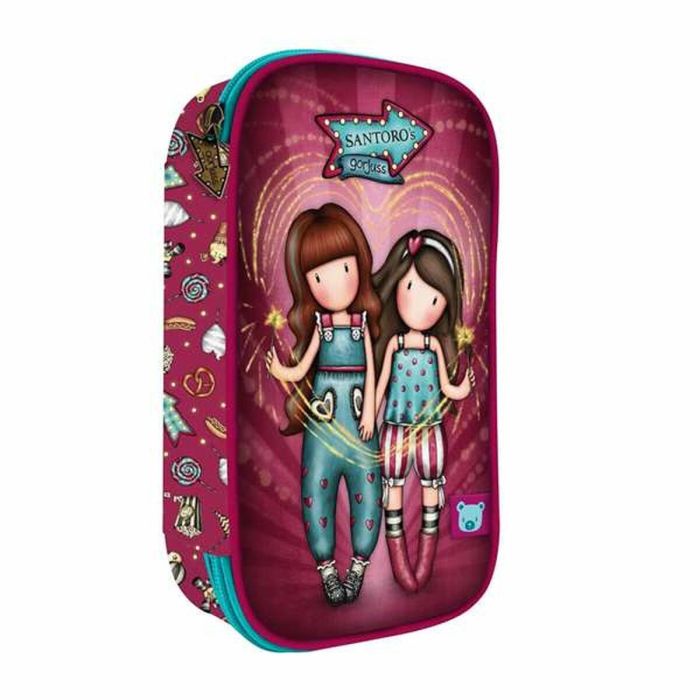 Plumier Gorjuss Fireworks Granate (45 Piezas) Plumier Gorjuss Fireworks Granate (45 Piezas)